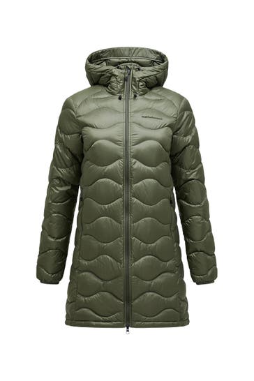 PEAK PERFORMANCE Mantel W Helium Lightweight Down Parka olive