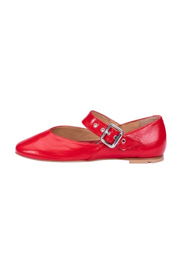 LLOYD Ballerinas Hochwertiger Ballerina ROT