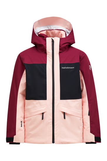 PEAK PERFORMANCE Skijacke Jr Gravity Hipe® 2l Insulated Shell Jacket weinrot