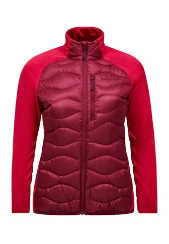 PEAK PERFORMANCE Funktionsjacke W Helium Hybrid Down Jacket weinrot