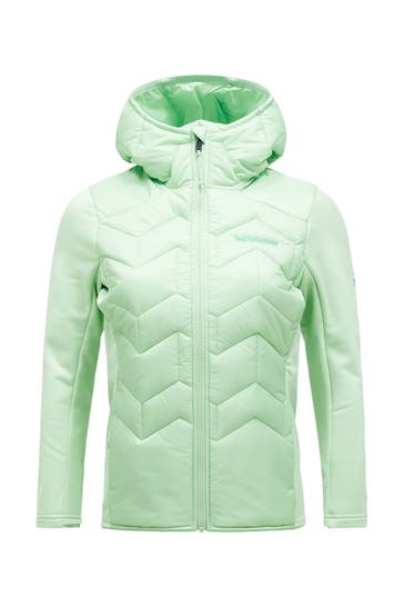 PEAK PERFORMANCE Funktionsjacke W Elevate Liner Hybrid Hood pastellgruen