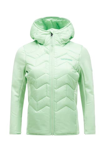 PEAK PERFORMANCE Funktionsjacke W Elevate Liner Hybrid Hood pastellgruen