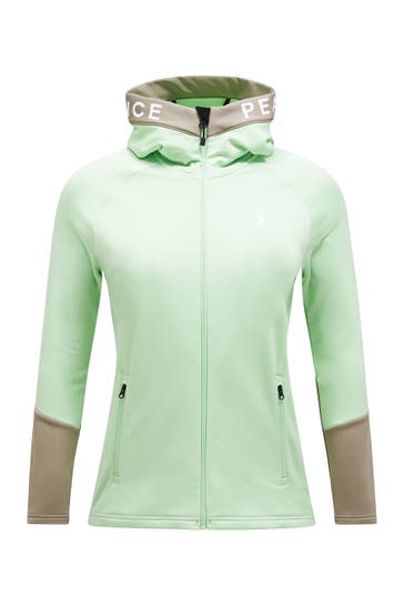 PEAK PERFORMANCE Sweatjacke W Rider Zip Hood pastellgruen