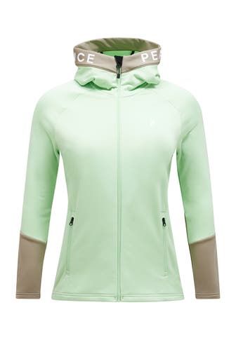 PEAK PERFORMANCE Sweatjacke W Rider Zip Hood pastellgruen