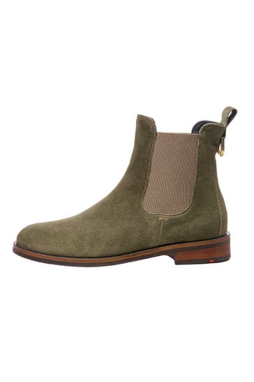 LLOYD Chelsea-Boots mit Gummizug grün
