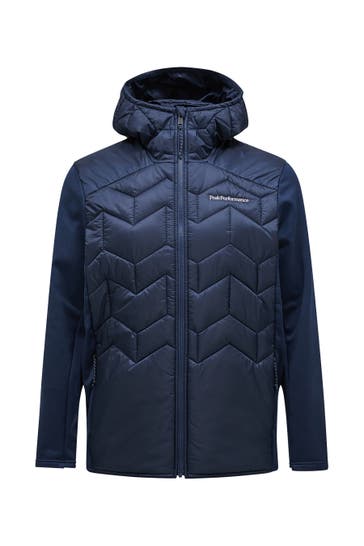 PEAK PERFORMANCE Jacke M Elevate Liner Hybrid Hood dunkelblau
