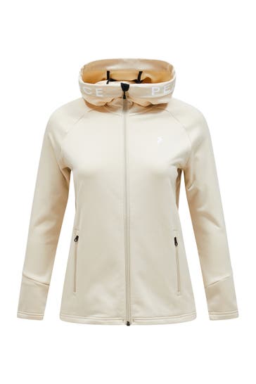 PEAK PERFORMANCE Sweatjacke W Rider Zip Hood BEIGE
