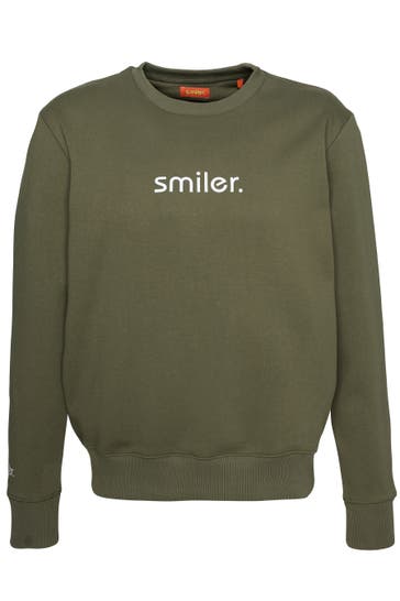 SMILER. Pullover Cuddle. olive
