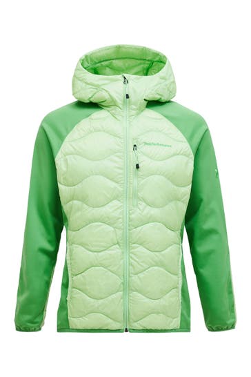 PEAK PERFORMANCE Funktionsjacke M Helium Down Hybrid Hood pastellgruen
