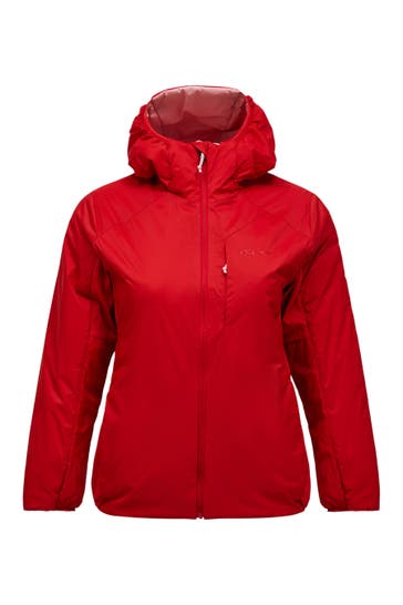 PEAK PERFORMANCE Übergangsjacke W Freelight Reversible Insulated Hood Jacket HIMBEERE