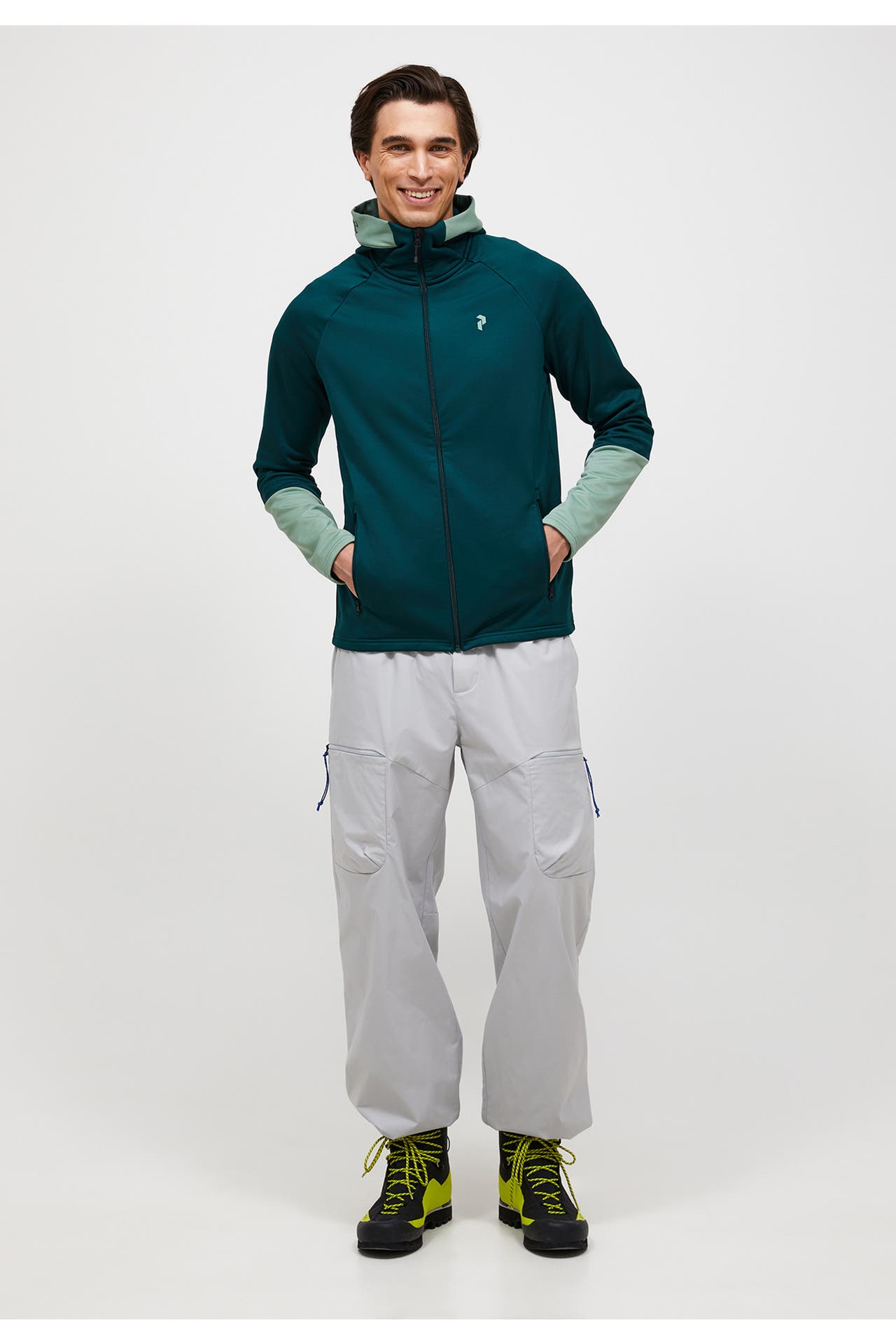 PEAK PERFORMANCE Fleecejacke M Rider Essentials Midlayer Zip Hood PONDEROSA PINE, Bild 1