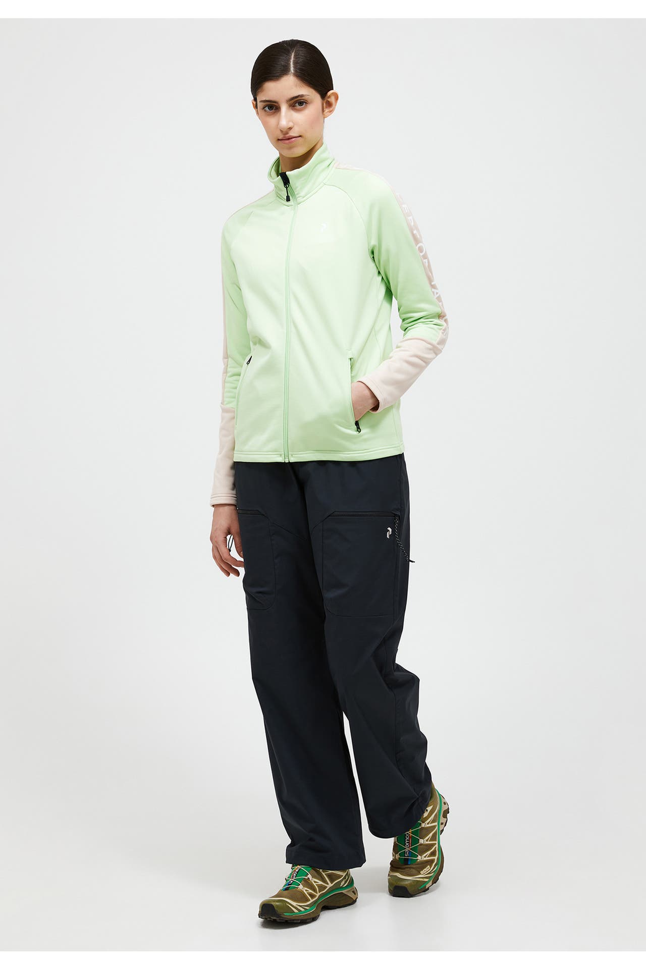 PEAK PERFORMANCE Sweatjacke W Rider Zip Jacket pastellgruen, Bild 1