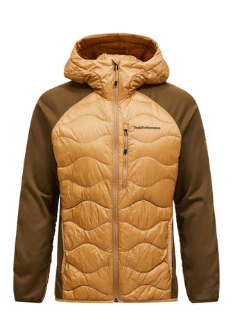 PEAK PERFORMANCE Funktionsjacke M Helium Down Hybrid Hood CAMEL