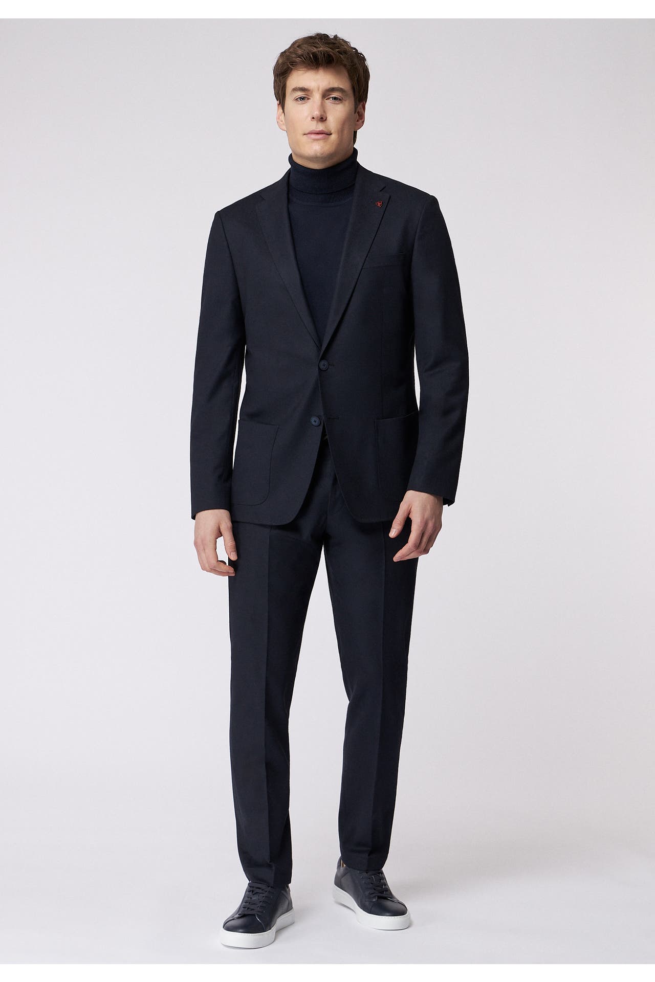 ROY ROBSON Business-Hose Mit Tunnelzug dunkelblau Slim, Bild 1