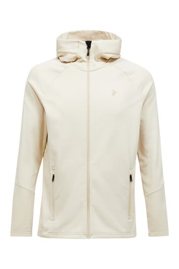 PEAK PERFORMANCE Fleecejacke M Rider Essentials Midlayer Zip Hood BEIGE
