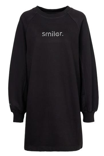 SMILER. Sweatshirt Nippy. schwarz