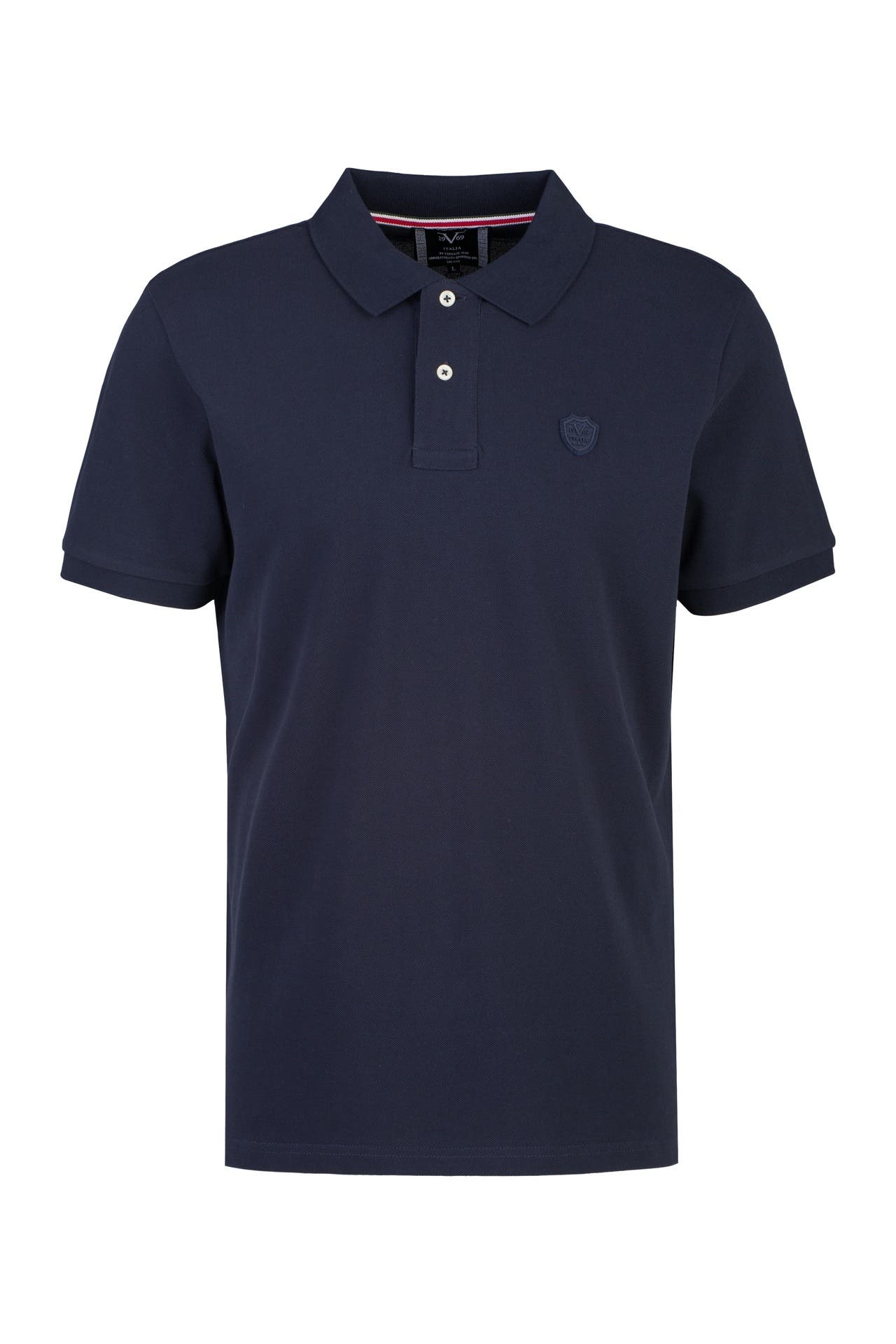 19V69-ITALIA Polo-Shirt EMILIO DS Navy, Bild 1