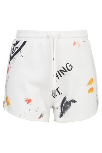 19V69-ITALIA Short MADRISSA GRAFFITI AOP GRAFIT Straight