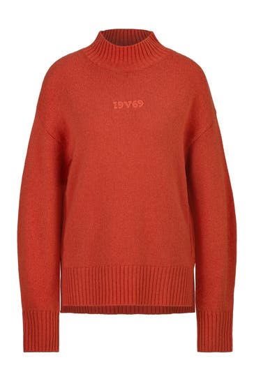 19V69-ITALIA Pullover Lorena Street Burned Orange