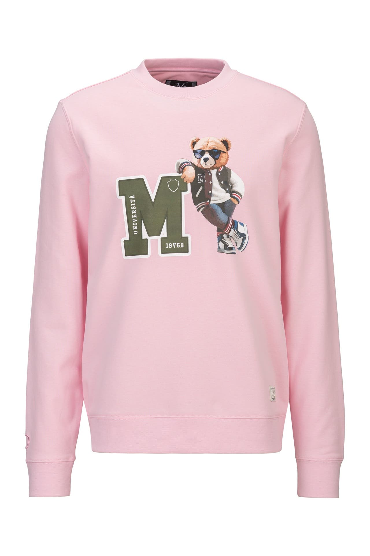 19V69-ITALIA Sweatshirt NICO COLLEGE Rose, Bild 1