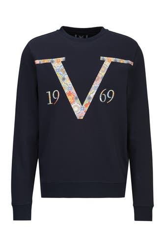 19V69-ITALIA Sweatshirt NICO BAROQUE Navy