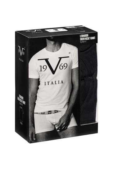 19V69-ITALIA T-Shirt Leonardo  Doppelpack