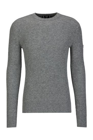 19V69-ITALIA Pullover Riziero Grey Melange