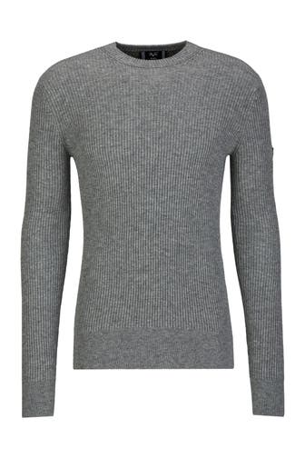 19V69-ITALIA Pullover Riziero Grey Melange