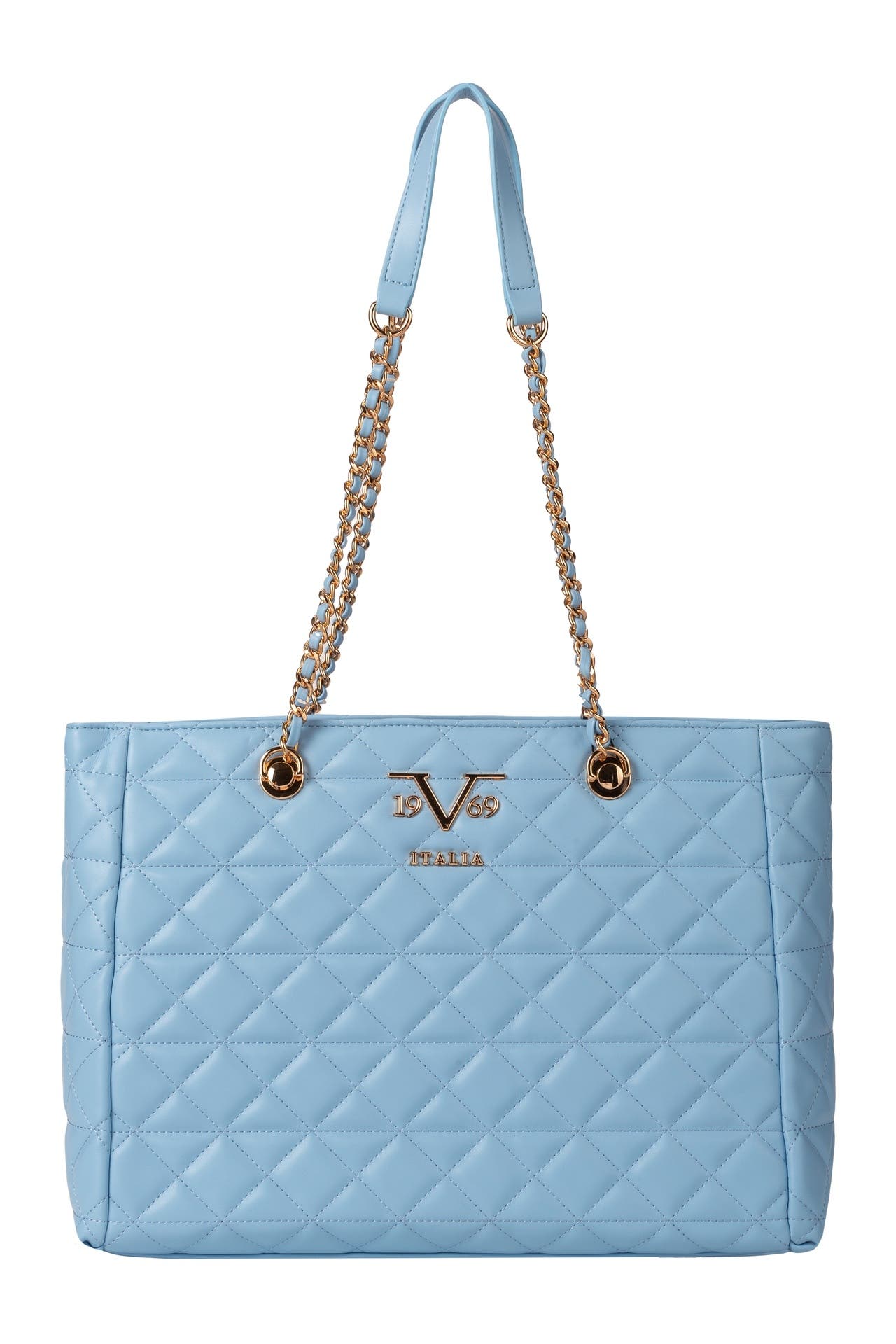 19V69-ITALIA Shopper SILVIA GOLD Light Blue, Bild 1