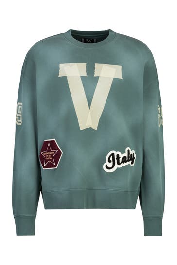 19V69-ITALIA Sweatshirt Omero Fade Ranger Green