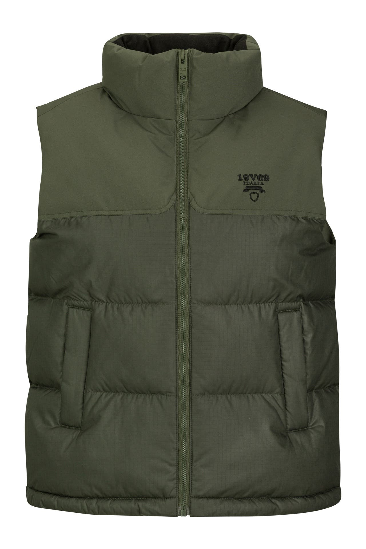 19V69-ITALIA Weste Concella Military Green, Bild 1