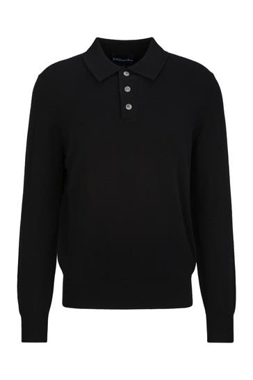 THE GENTLEMEN'S CORNER Pullover LIAM Black