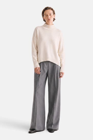 DINE 'N' DANCE Pullover Maria Wool White