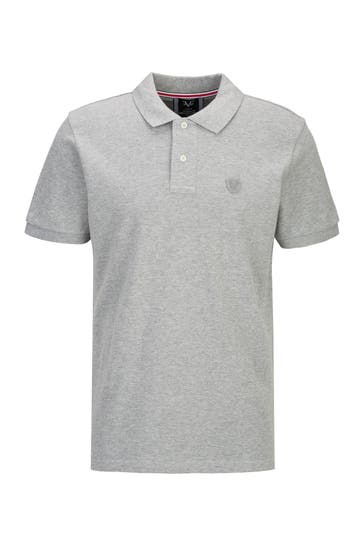 19V69-ITALIA Polo-Shirt EMILIO DS Grey Melange