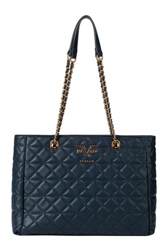 19V69-ITALIA Shopper SILVIA GOLD Navy