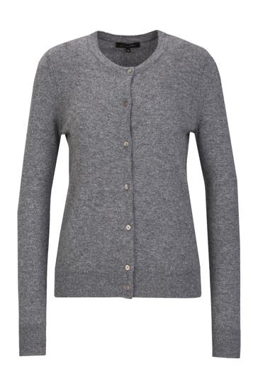 DINE 'N' DANCE Strickjacke Cara Anthra Melange