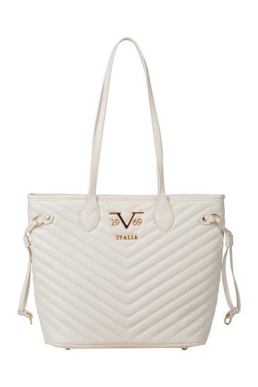19V69-ITALIA Shopper BLAGICA GOLD Cream