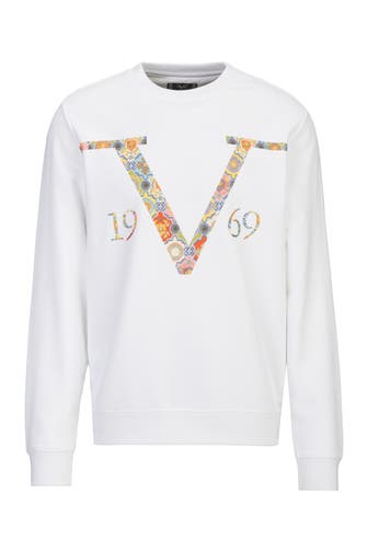 19V69-ITALIA Sweatshirt NICO BAROQUE White