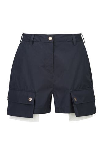 19V69-ITALIA Short CARALINA Navy Straight
