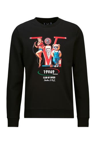 19V69-ITALIA Sweatshirt NICO RACING Black