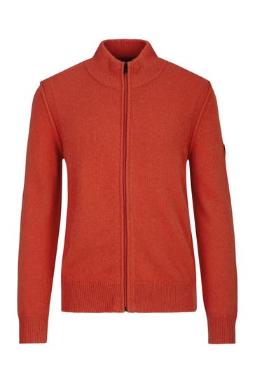 19V69-ITALIA Strickjacke Zaccaria Burned Orange