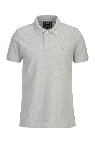 19V69-ITALIA Polo-Shirt EMILIO ITALIANO GREY MELANGE