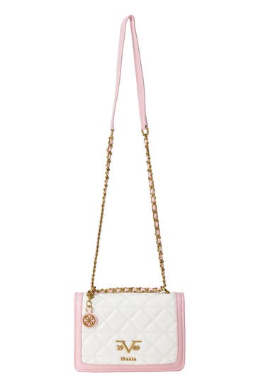 19V69-ITALIA Handtasche GABY OFF WH/PIN