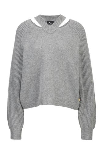 19V69-ITALIA Pullover FLORENTINA GRAU MELANGE