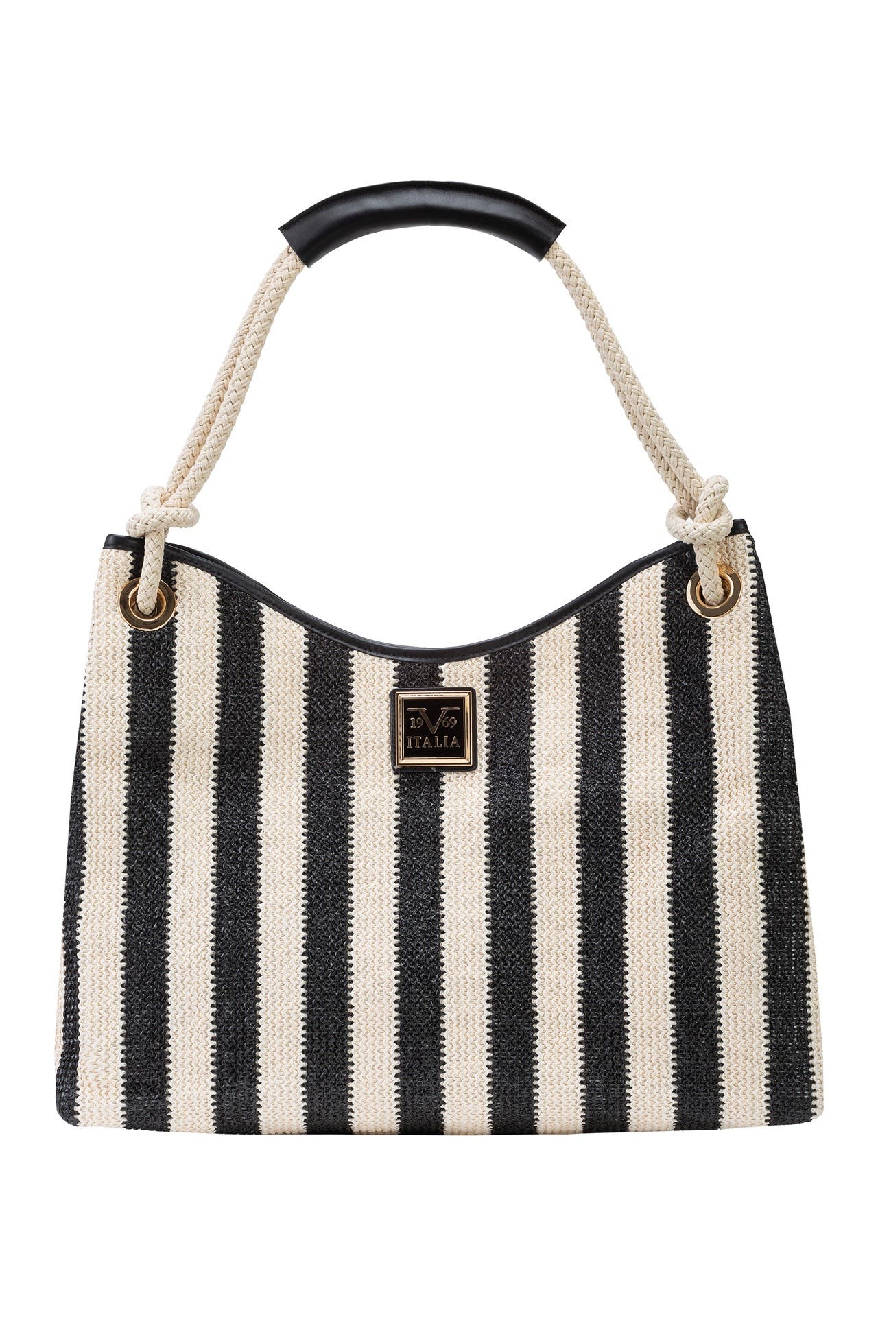 19V69-ITALIA Handtasche GIULIA STRIPE Black, Bild 1