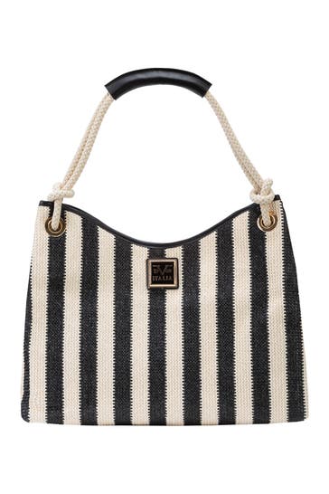 19V69-ITALIA Handtasche GIULIA STRIPE Black