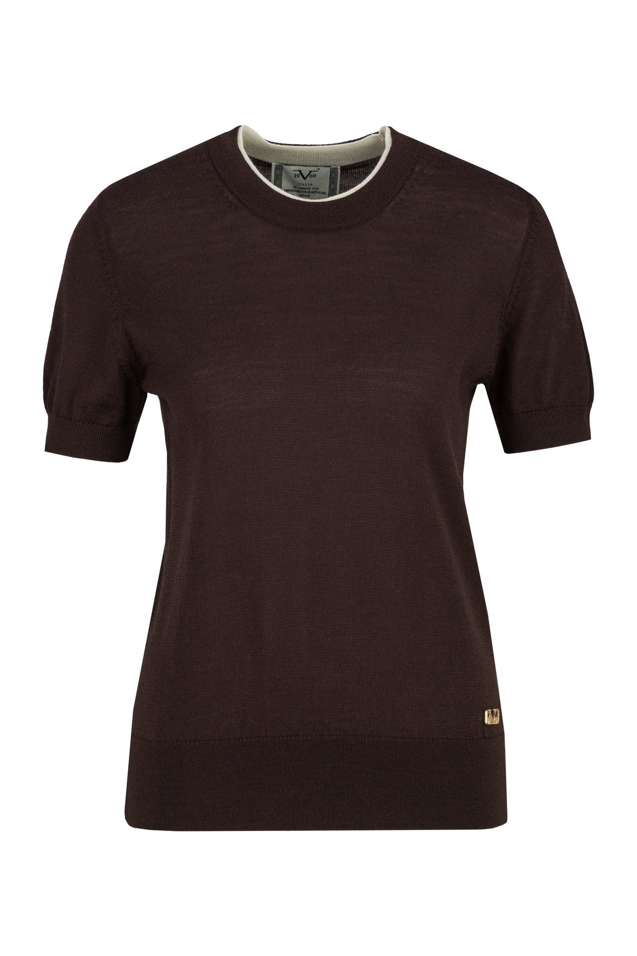 19V69-ITALIA Pullover Noe Chocolate, Bild 1
