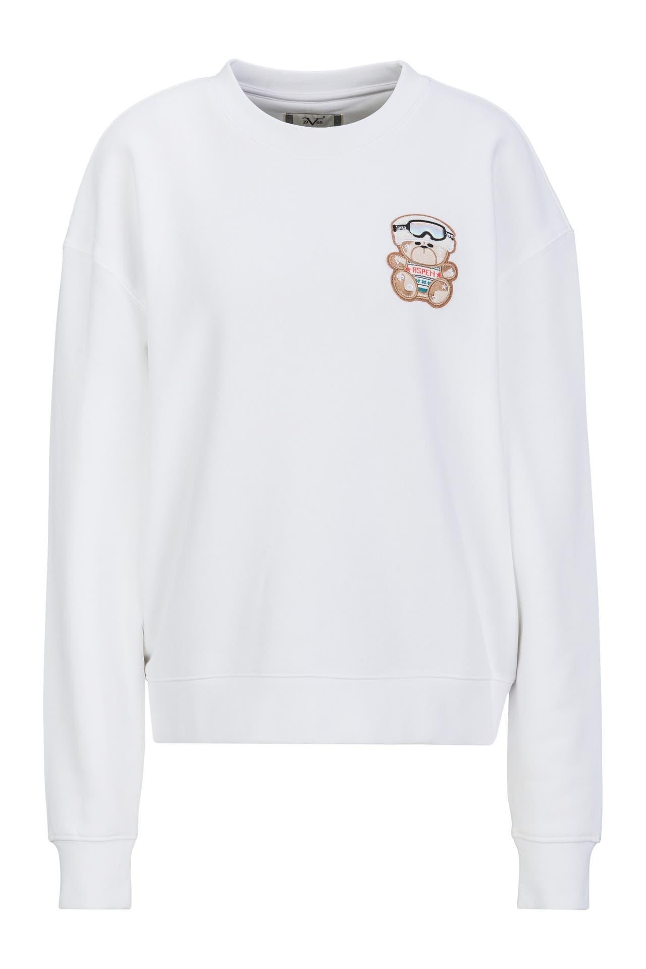 19V69-ITALIA Sweatshirt Sinja Wintersports 2 White, Bild 1