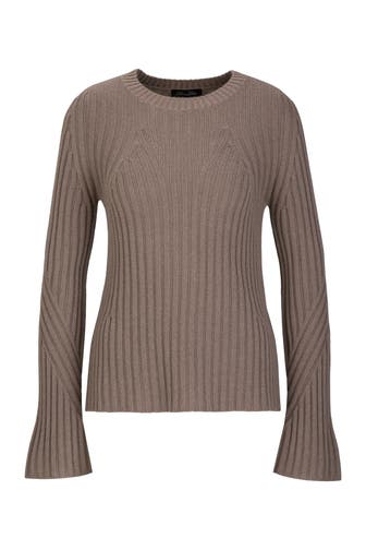 DINE 'N' DANCE Pullover Flora Taupe Melange