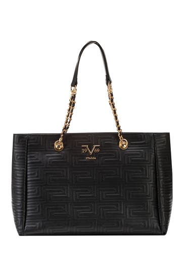 19V69-ITALIA Handtasche SILVIA ORNMT Black